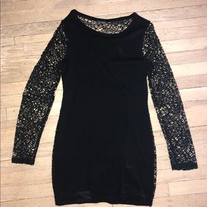 Topshop lace detail dress
